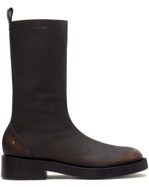 Courreges Rider Patina Stiefel - Schwarz
