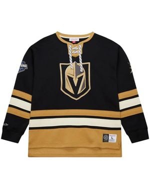 Mitchell & Ness Vegas Golden Knights Heritage Pullover Met Veters - Zwart