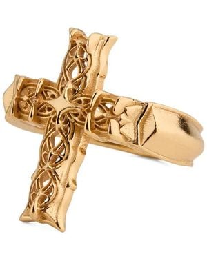 Emanuele Bicocchi Notre-Dame Cross Ring - Metallic