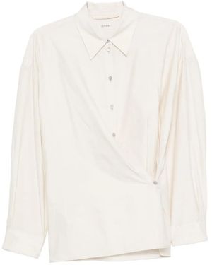Lemaire クラシックカラー ツイストシャツ - ホワイト