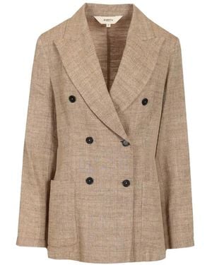 Barena Double-Breasted Blazer - Natural