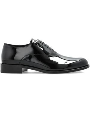 Giorgio Armani Schnürschuhe aus Lackleder - Schwarz