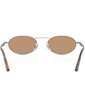 Persol Oval-Frame Sunglasses - White