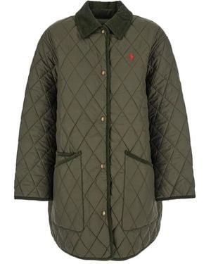 Polo Ralph Lauren Quilted Corduroy-collar Jacket - Green