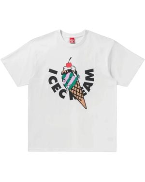 ICECREAM Spoonfull T-Shirt Met Korte Mouwen En Print - Wit