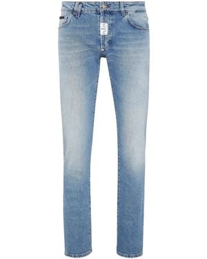Philipp Plein Straight-Cut Jeans - Blue