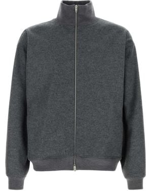 Jil Sander Chaqueta Con Cremallera - Gris