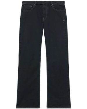Off-White c/o Virgil Abloh Half Arrow Slim Relaxed Trousers - Blue