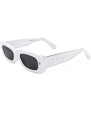 DSquared² Rectangle-Frame Sunglasses - White