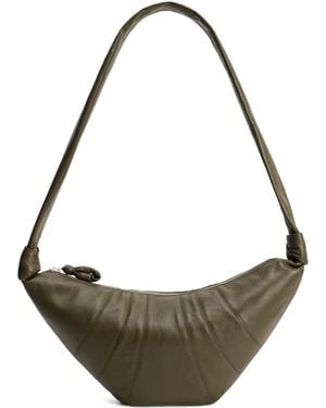 Lemaire Sac Porté Épaule Croissant Médium - Metallic