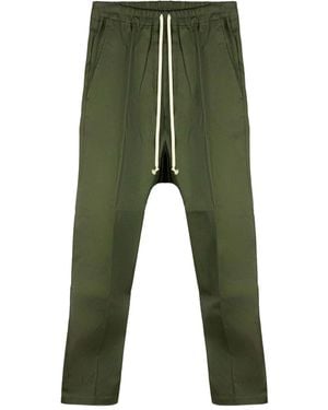 Rick Owens Pantalon À Lien De Resserrage - Vert