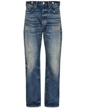 Comme des Garçons Distressed Patchwork Jeans - Blue