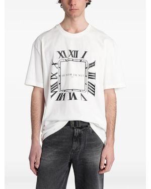ih nom uh nit Graphic-Print Cotton T-Shirt - White