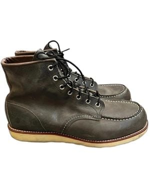 Red Wing Moc Toe 8890 Ankle Boots - Black