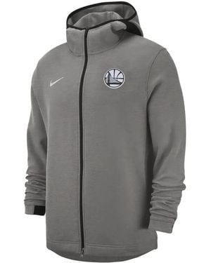 Nike Hoodie Zippé Showtime Golden State Warriors - Grey