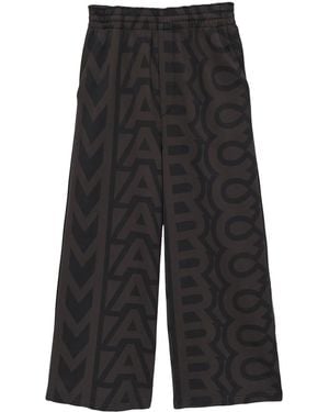 Marc Jacobs Pantalones de chándal con monograma - Negro