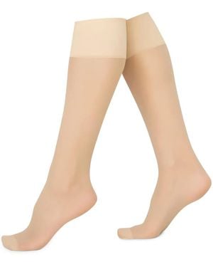Swedish Stockings Elin Reinforced Toe Socks - White