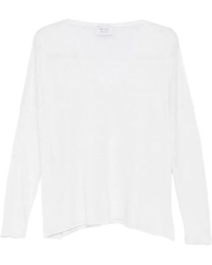 Be You V-Neck Jumper - White