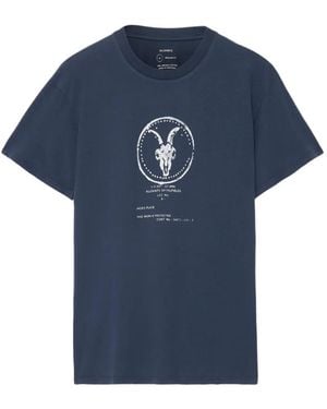 AllSaints T-Shirt Tier - Blu