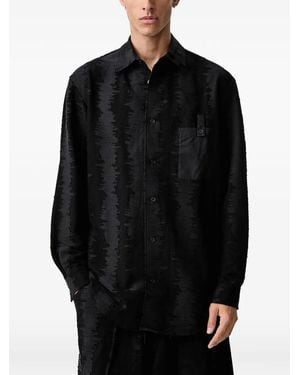 Y-3 Deco Stitch Long-Sleeve Shirt - Black