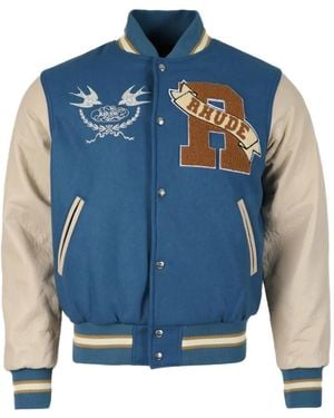 Rhude Sparrow Bomber Jacket - Blue