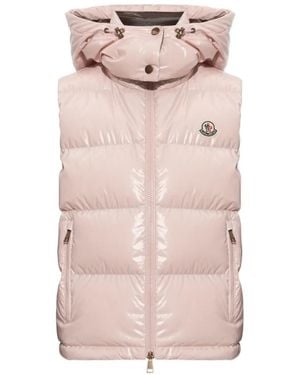 Moncler Niverolle Hooded Gilet - Pink