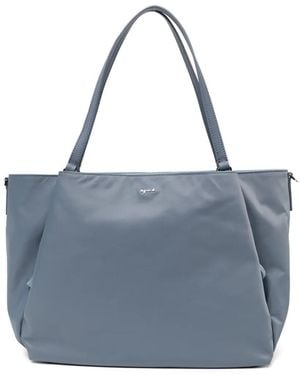agnès b. Large Origami Tote Bag - Blue