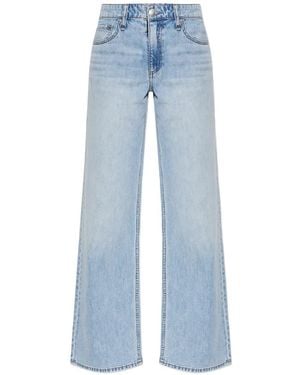 Rag & Bone Vaqueros Rectos Con Efecto Degradado - Azul