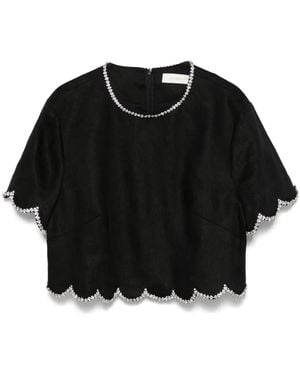 Zimmermann Crush Tops - Black