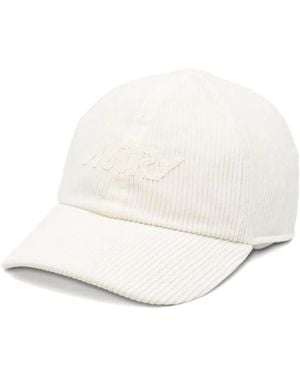 Autry Embellished Plain Cap - White