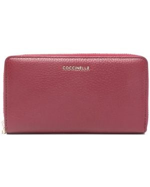 Coccinelle Leather Wallet - Purple