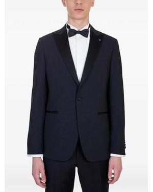 Lardini Single-Breasted Suit Jacket - Blue