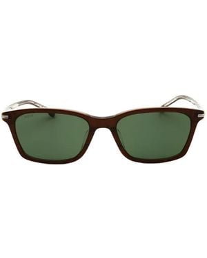 BOSS Rectangle-Frame Sunglasses - Green