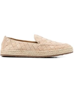 Henderson Tahiti Suede Flat Espadrilles - Natural