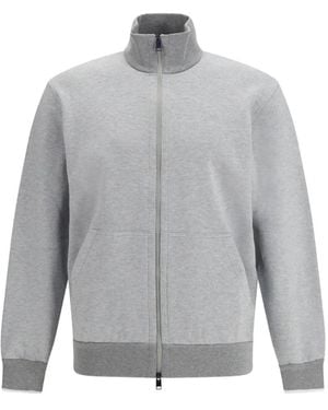 Brioni Zip-Up Sweatshirt - Grey