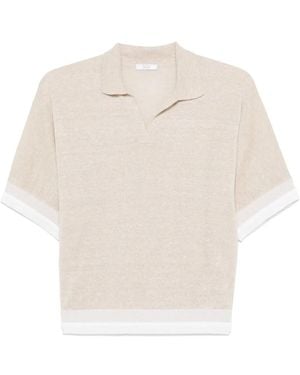 Peserico Lurex-Detail T-Shirt - White