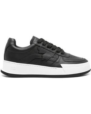 DSquared² Canadian レザースニーカー - ブラック