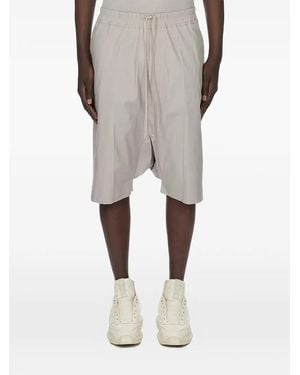 Rick Owens Dropped-Crotch Drawstring Trousers - Natural