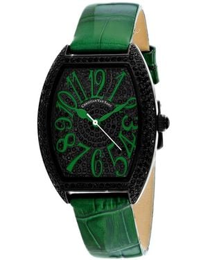 Christian Van Sant 41Mm Watch - Green