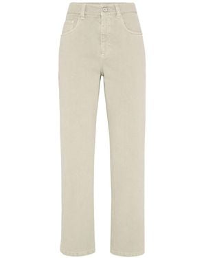 Brunello Cucinelli Jeans Dritti - Neutro
