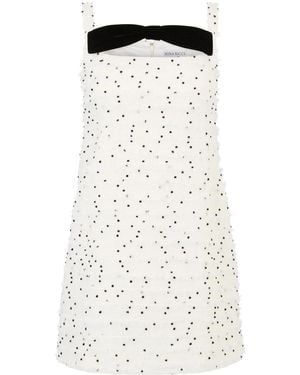 Nina Ricci Square-Neck Mini Dress - White