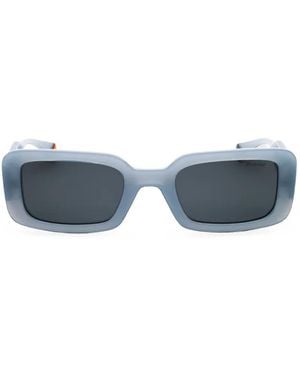 Polaroid Rectangle-Frame Sunglasses - Blue
