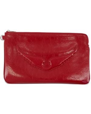 Zadig & Voltaire Angel Leather Wallet - Rot
