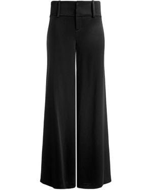 Alice + Olivia Pantalon Ample À Taille Basse - Noir