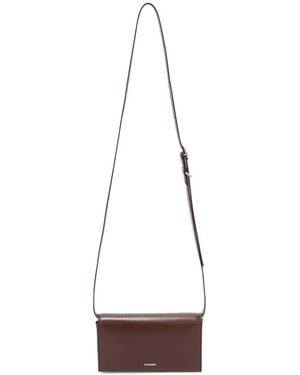 Jil Sander Small All-Day Crossbody Bag - White