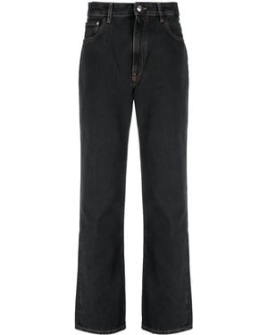 Gcds Choker Rhinestone-Embellished Straight Jeans - Black