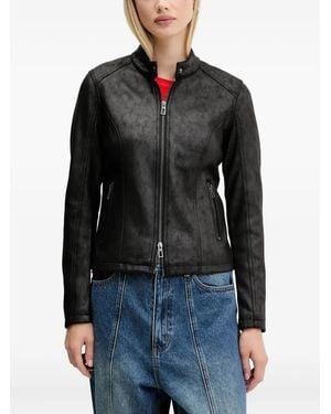 Desigual Zip-Fastening Jacket - Black