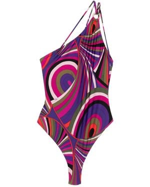 PUCCI Bañador de un solo tirante - Morado
