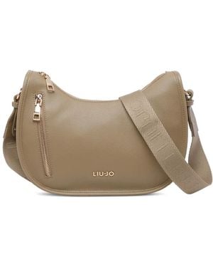 Liu Jo Logo Zip Cross Body Bag - Brown
