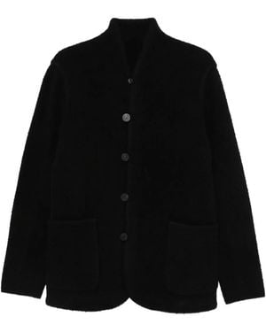 Label Under Construction Vest Met Geborsteld Effect - Zwart